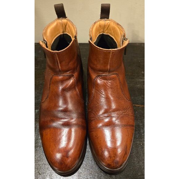 Xena Workwear Omega EH Safety Work Boots Steel-Toe Full-Grain Leather 6.5 Brown - Picture 2 of 7